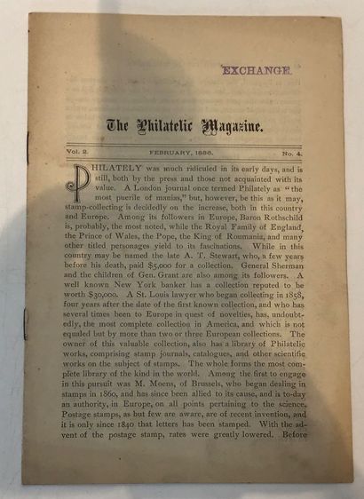 9 Revues U.S.A. “ The Philatelic Magazine...