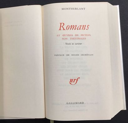 5 volumes from the Pléiade library, including:
-...