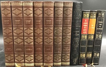 7 books by Alphonse Daudet in in-8 format,...