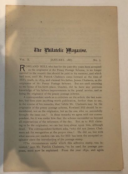 9 Revues U.S.A. “ The Philatelic Magazine...