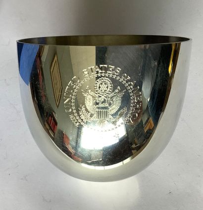 Lot comprenant timbale Jefferson Cup , authentique...