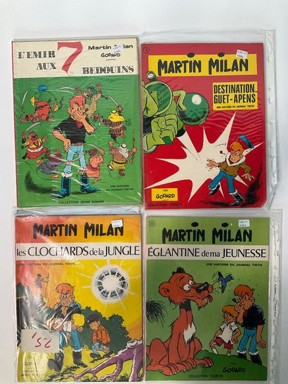 MARTIN MILAN, éditions Le lombard et Dargaud,...