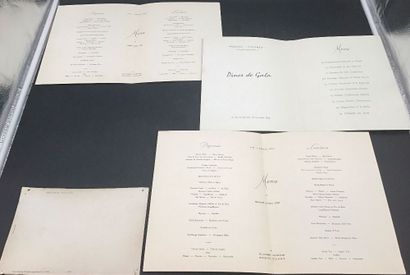 23 Menus de la Compagnie Generale Transaltlantique...