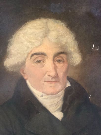 Huile sur toile du portrait du comte Raymond...