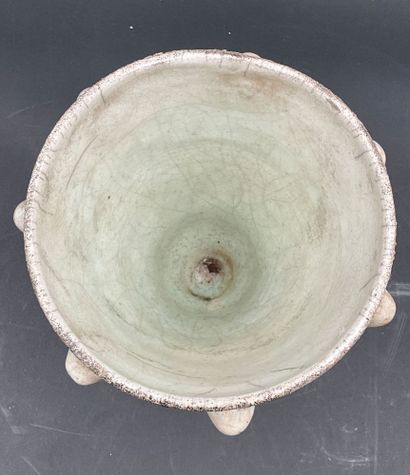 Deux vases en céramique 
Dans le style Art...