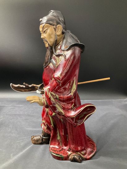 Grande céramique de Chine à glaçure sang...