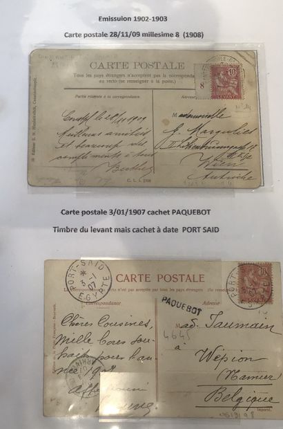 Collection spécialisée de type mouchon dans...