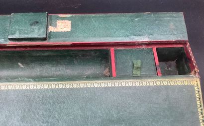 A writing case and wallet that belonged to...