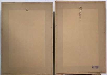 Gilbert L’HÉRITIER (1930–2000): 2 framed...