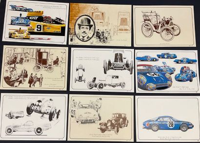 Complete set of competition posters, 1899–1982,...