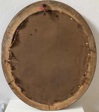 École française XIXème siècle 
Portrait de...