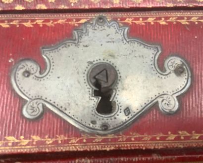 A writing case and wallet that belonged to...