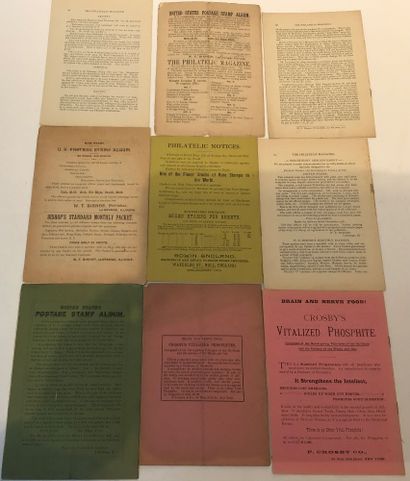 9 Revues U.S.A. “ The Philatelic Magazine...