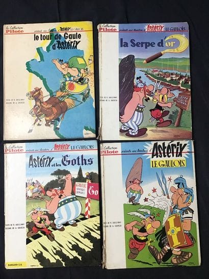 Collection Pilote, 4 bd Astérix, années 60.
-...