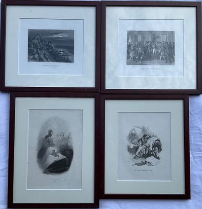 4 gravures autour de NAPOLÉON, dont éditeur...