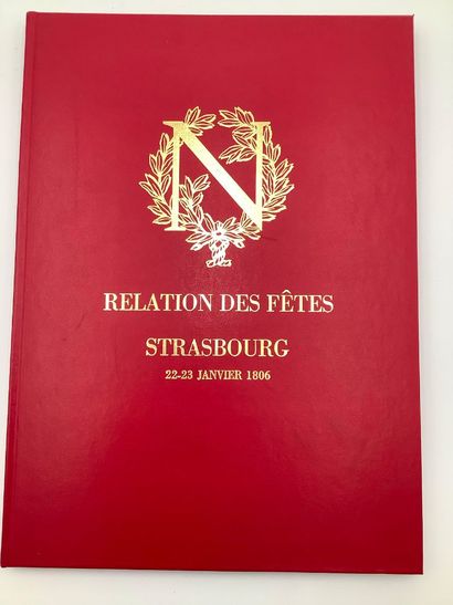 Relation des fêtes données par la ville de...