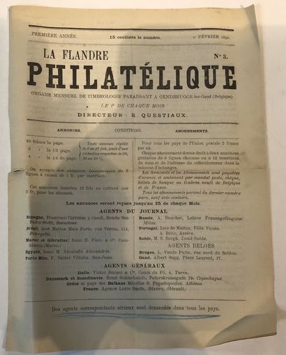 4 Revues Belge “ La Flandre Philatélique...
