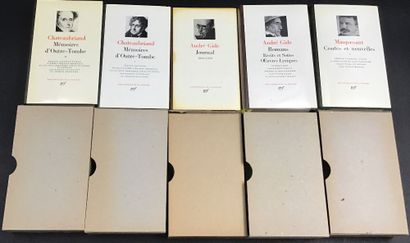 5 volumes from the Pléiade library, including:...