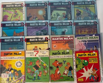 MARTIN MILAN, éditions Le lombard et Dargaud,...