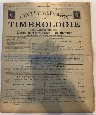 2 Revues Françaises :“ L’intermédiaire de...