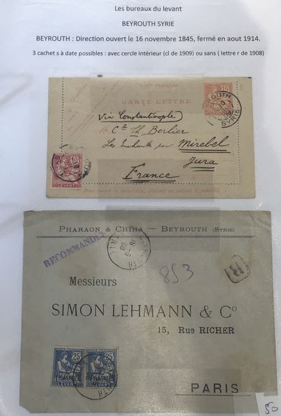 Collection spécialisée de type mouchon dans...