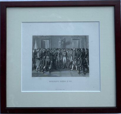 4 gravures autour de NAPOLÉON, dont éditeur...