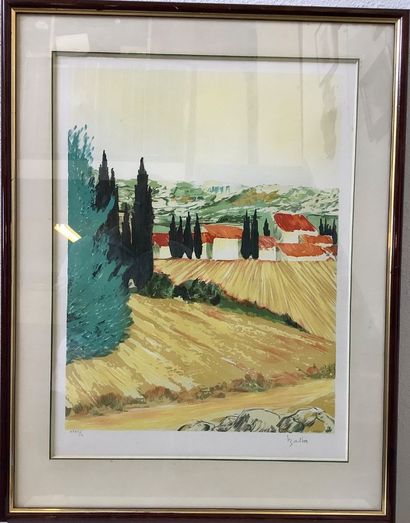 Claude Balta, (1937-1996) lithographie d’un...