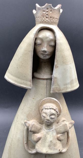 La Vierge à l’Enfant de présentation moderniste...