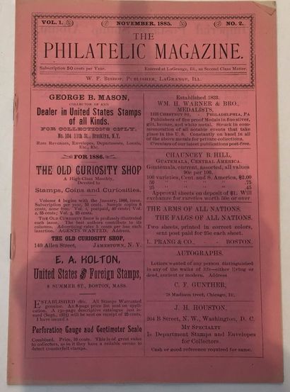 9 Revues U.S.A. “ The Philatelic Magazine...