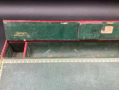A writing case and wallet that belonged to...