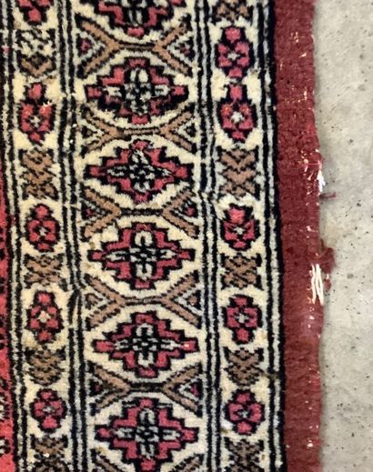 3 small antique bedroom rugs with significant...