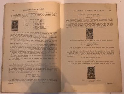 2 Revues Belges “ Le Moniteur Philatélique...