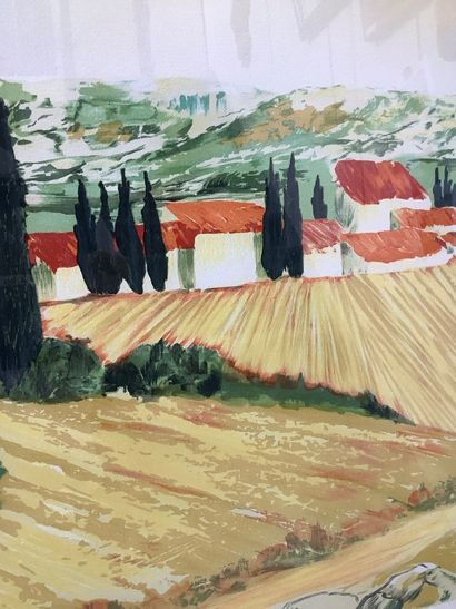 Claude Balta, (1937-1996) lithographie d’un...