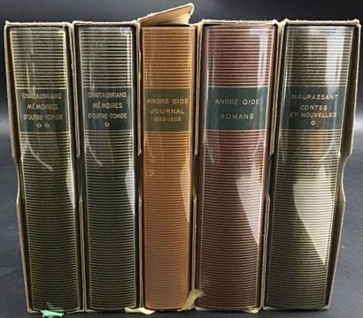 5 volumes from the Pléiade library, including:...
