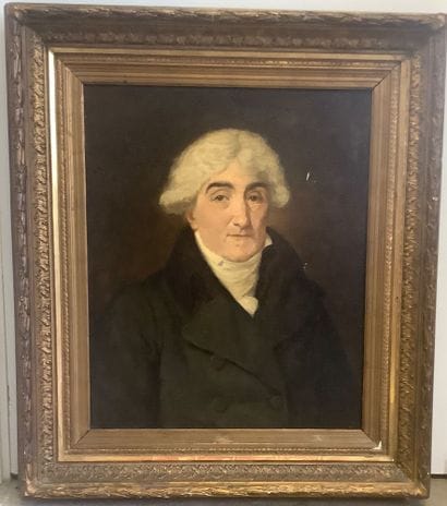 Huile sur toile du portrait du comte Raymond...
