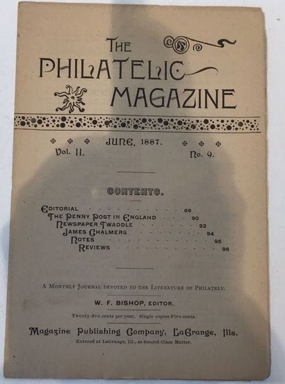 9 Revues U.S.A. “ The Philatelic Magazine...