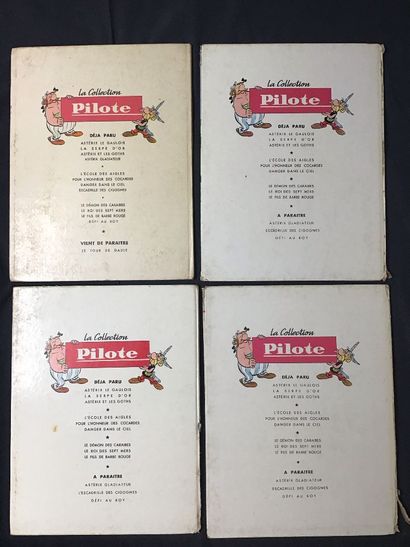 Collection Pilote, 4 bd Astérix, années 60.
-...