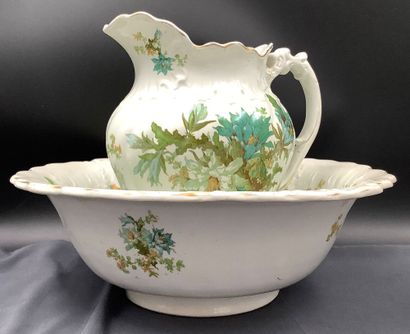 Ensemble de service de toilette ancien en...