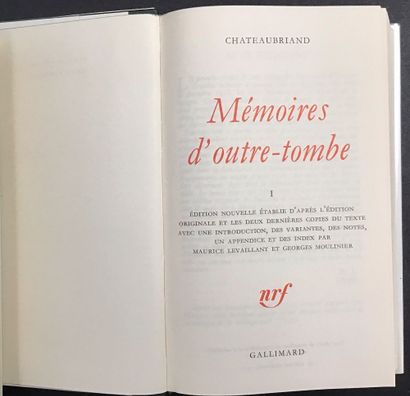 5 volumes from the Pléiade library, including:...