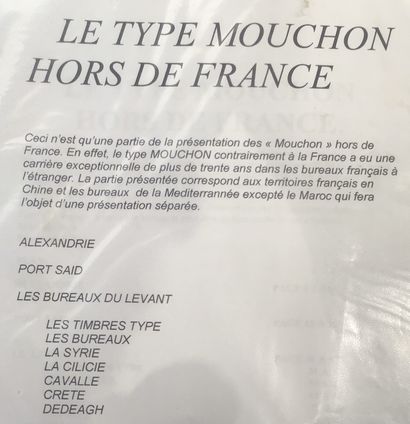Collection spécialisée type mouchons Port...