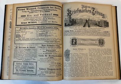 Revues Allemande Briefmarken Zeitung 1888...