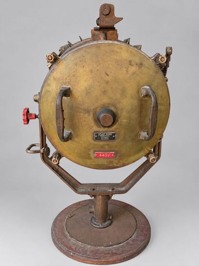 Projecteur de signalisation maritime en cuivre...