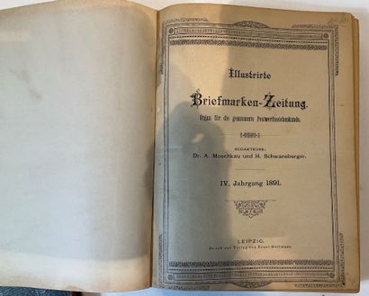 Revues Allemande Briefmarken Zeitung 1888...