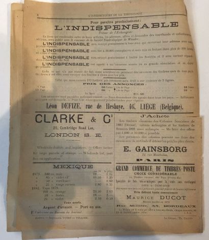 2 Revues Françaises :“ L’intermédiaire de...