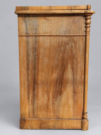 A low, rectangular, veneered Charles X sideboard...