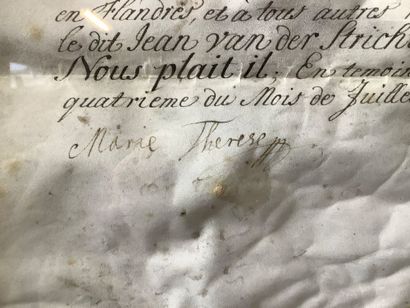Letter patent of appointment, dated July...