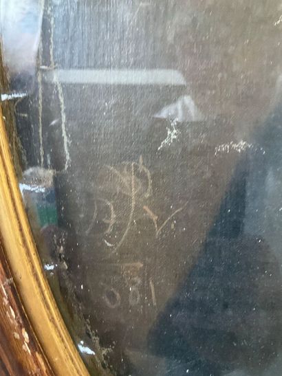 École française XIXème siècle 
Portrait de...