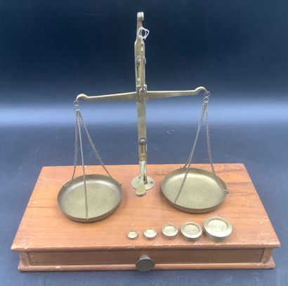 Trébuchet / balance, de voyage, mécanisme...