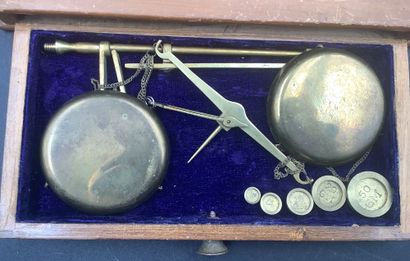 Trébuchet / balance, de voyage, mécanisme...