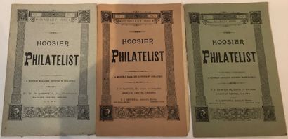 9 Revues U.S.A. “ Hoosier Philatelist “ édité...